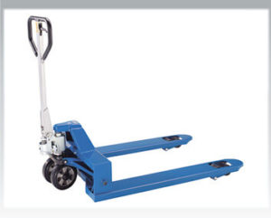 Pfaff Hand pallet truck SILVERLINE with a smaller or a wider loading width