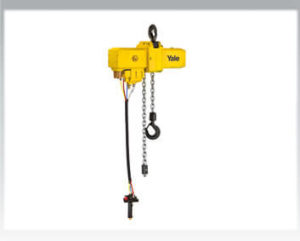 Yale Pneumatic chain hoist with suspension hook or with integrated trolley model CPA