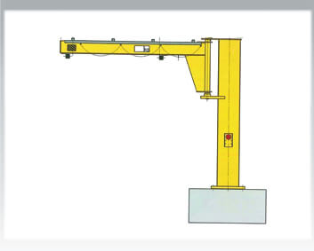Floor-mounted jib crane PFSP